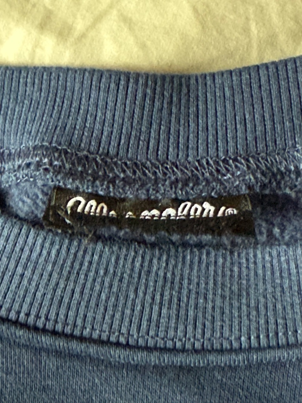 Wrangler Navy Blue Graphic Sweatshirt Mens Unisex L Cowboy Horse Rodeo - Picture 11 of 13